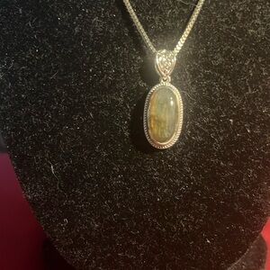 New 5.5 ctw malagasy labradorite necklace